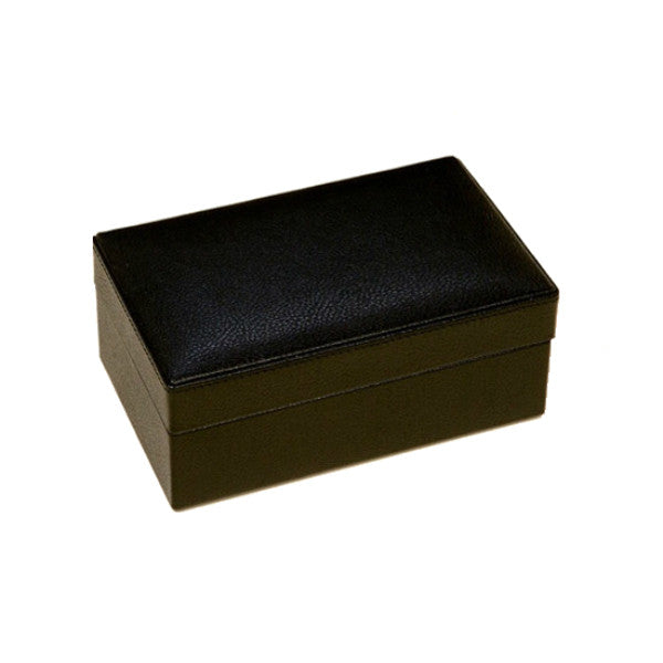 BLACK DOLLAR LEATHER CARD BOX BY RENZO ROMAGNOLI - Luxxdesign.com