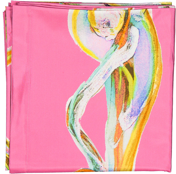LIGHT FLOUX TABLECLOTH IN PINK