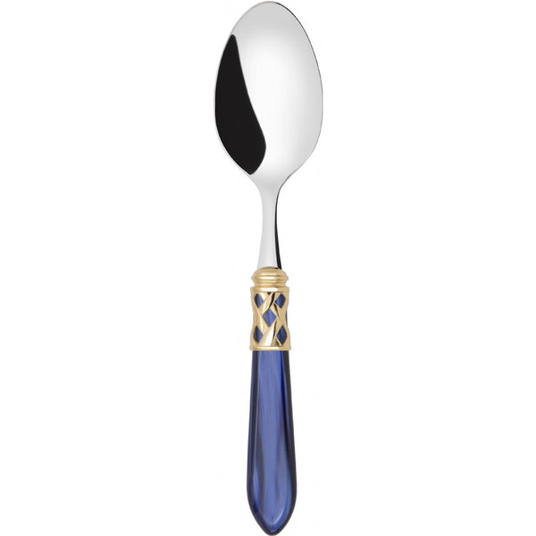 ALADDIN GOLD RING 6 TABLE SPOONS BLUE