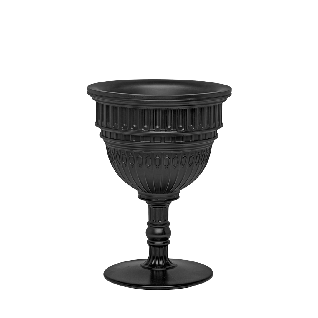 CAPITOL PLANTER AND CHAMPAGNE COOLER BLACK