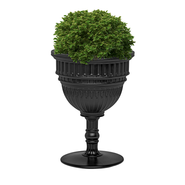 CAPITOL PLANTER AND CHAMPAGNE COOLER BLACK