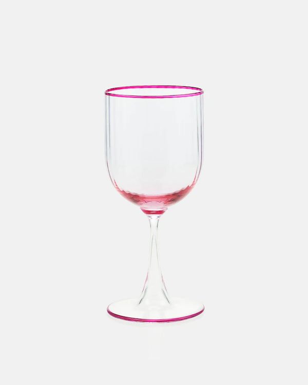 STRIPED WATER GLASS SET OF 2
