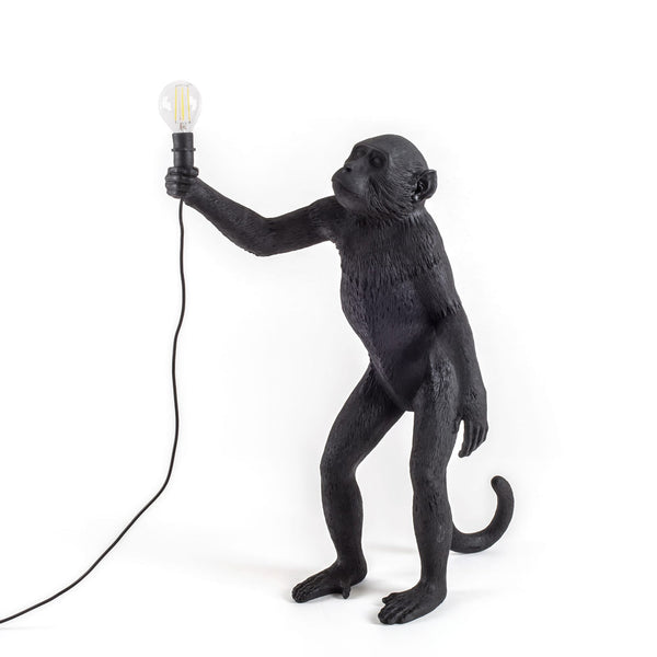 THE MONKEY BLACK LAMP STANDING VERSION