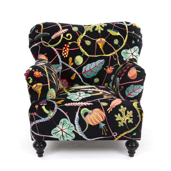 BOTANICAL DIVA ARMCHAIR BLACK