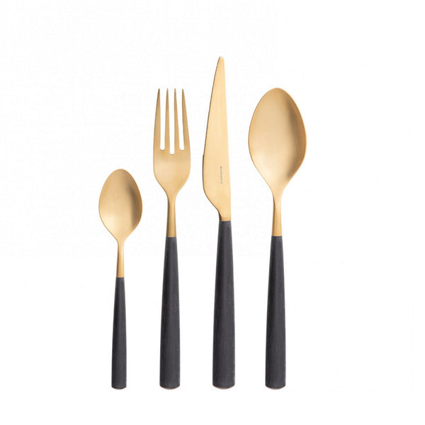 ATHENA GOLD CUTLERY SET 24