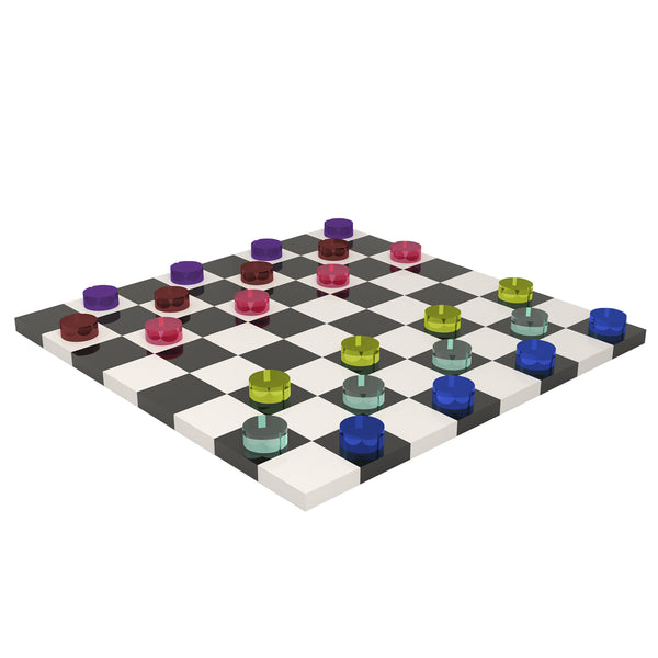 CHESS AND DRAUGHTS SET