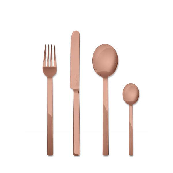 STILE BY PININFARINA BRONZE CUTLERY SET 24