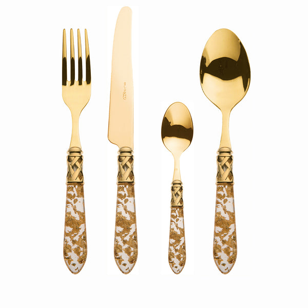 ALADDIN GOLD CUTLERY SET 24