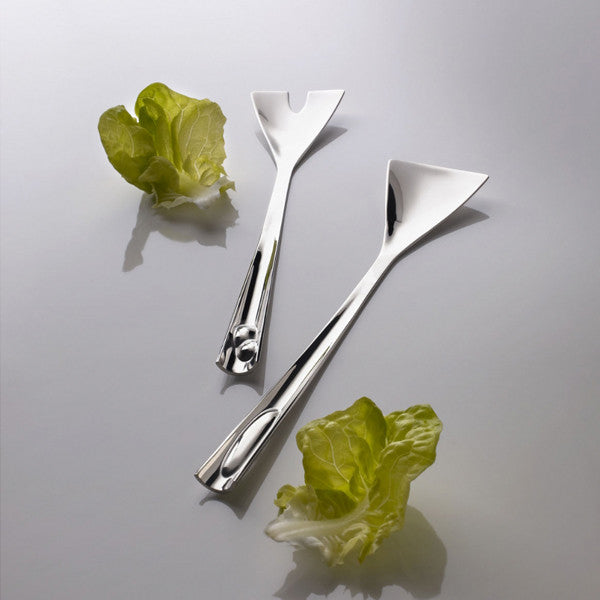 ACQUA SALAD SERVING CUTLERY BY CASA BUGATTI - Luxxdesign.com