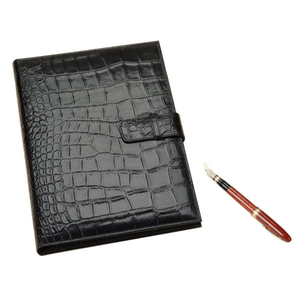 BRIEFCASE A4 IN LEATHER BY RENZO ROMAGNOLI - Luxxdesign.com