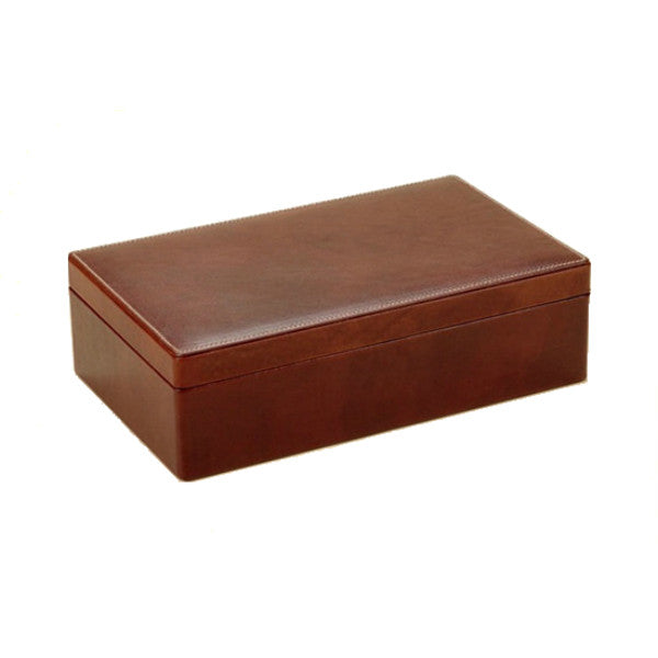 BROWN LEATHER CASE FOR 24 PENS BY RENZO ROMAGNOLI - Luxxdesign.com