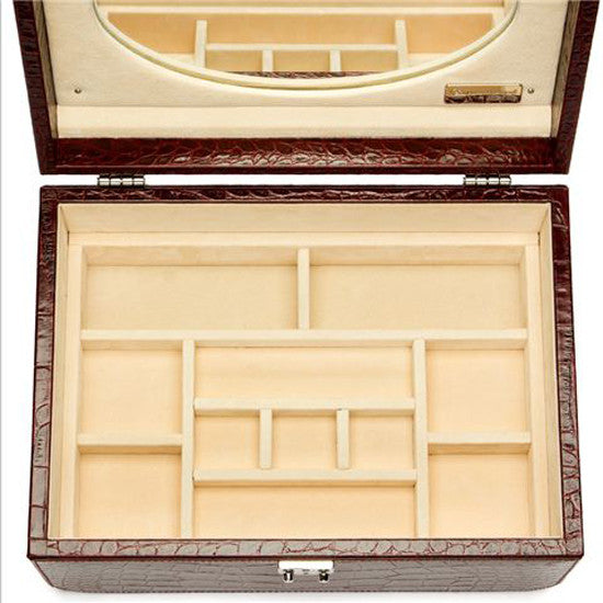 CROCCO LEATHER JEWELLERY BOX BY RENZO ROMAGNOLI - Luxxdesign.com - 3