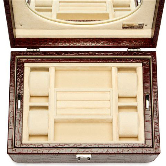 CROCCO LEATHER JEWELLERY BOX BY RENZO ROMAGNOLI - Luxxdesign.com - 4