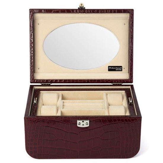 CROCCO LEATHER JEWELLERY BOX BY RENZO ROMAGNOLI - Luxxdesign.com - 5