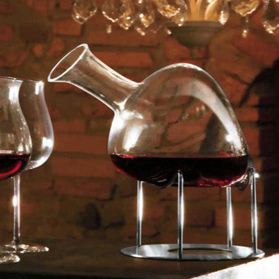 DECANTER LA SPOSA WITH METAL STAND BY IVV - Luxxdesign.com - 2