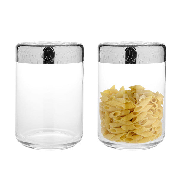 DRESSED GLASS JAR LARGE BY ALESSI - Luxxdesign.com