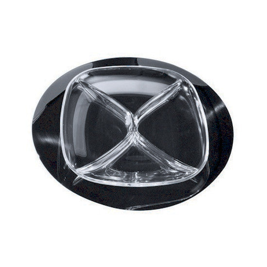 DUE ORO NERO HORS D'OEVRE TRAY BY MEPRA - Luxxdesign.com