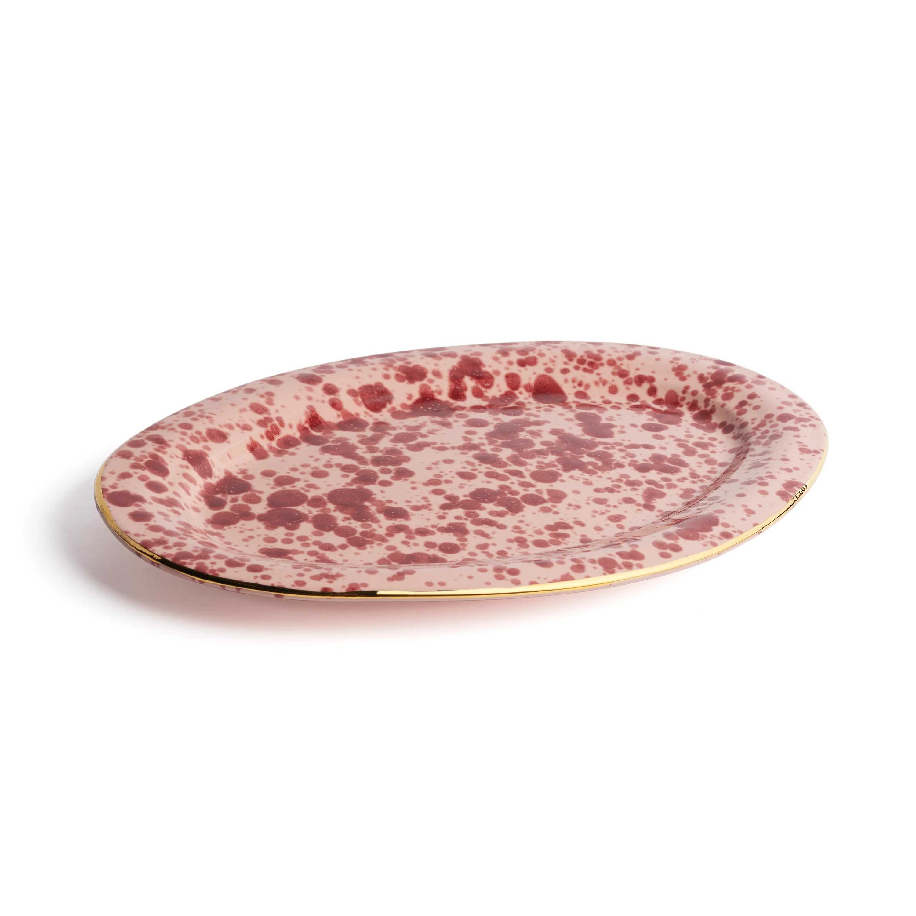 LA TAVOLA SCOMPOSTA OVAL DISH IN RED