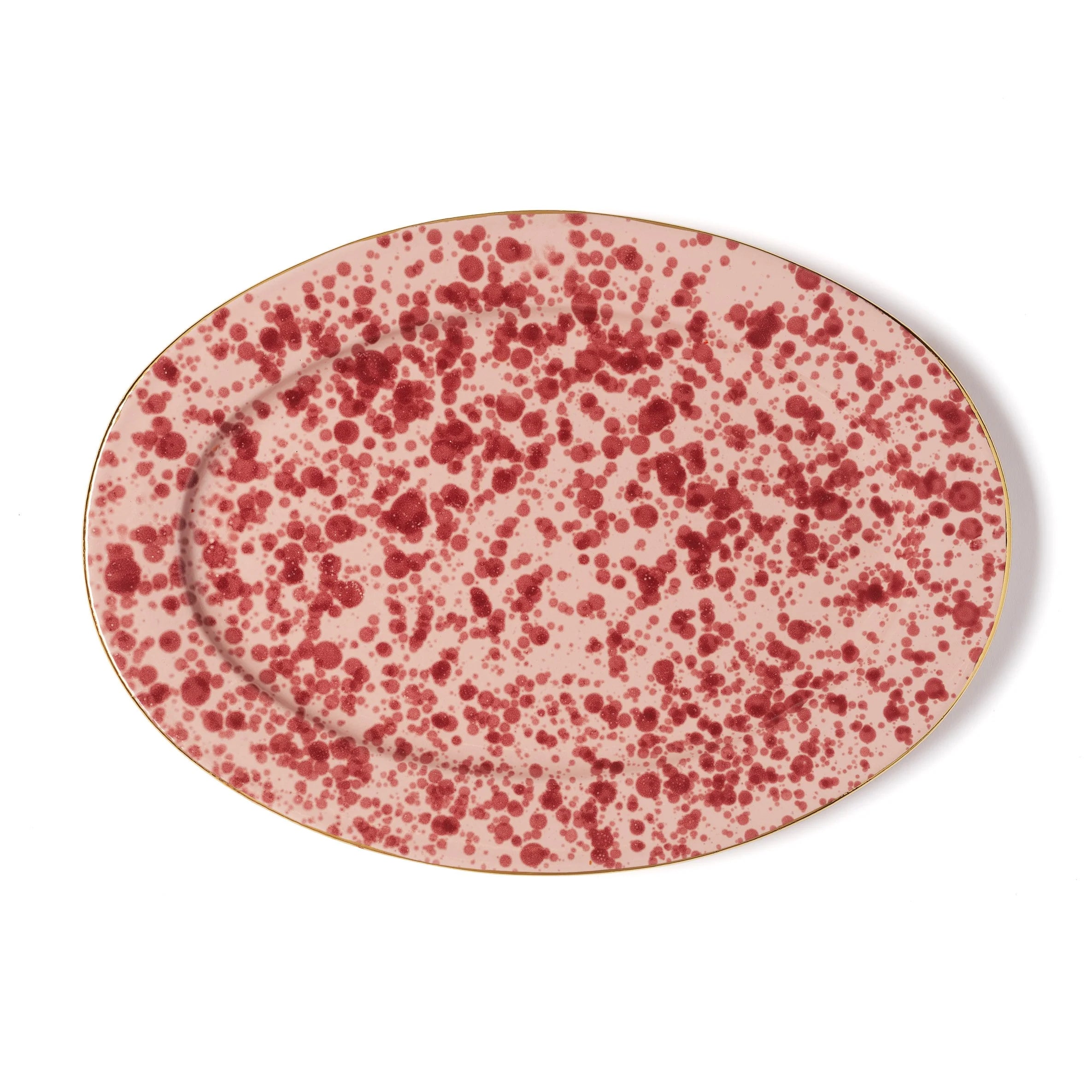 LA TAVOLA SCOMPOSTA OVAL DISH IN RED