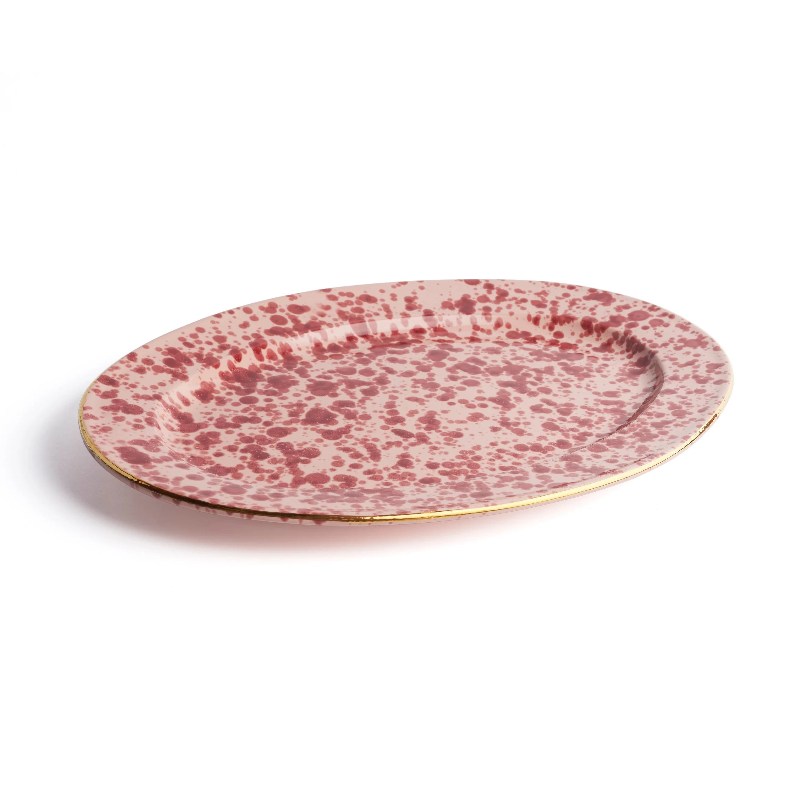 LA TAVOLA SCOMPOSTA OVAL DISH IN RED