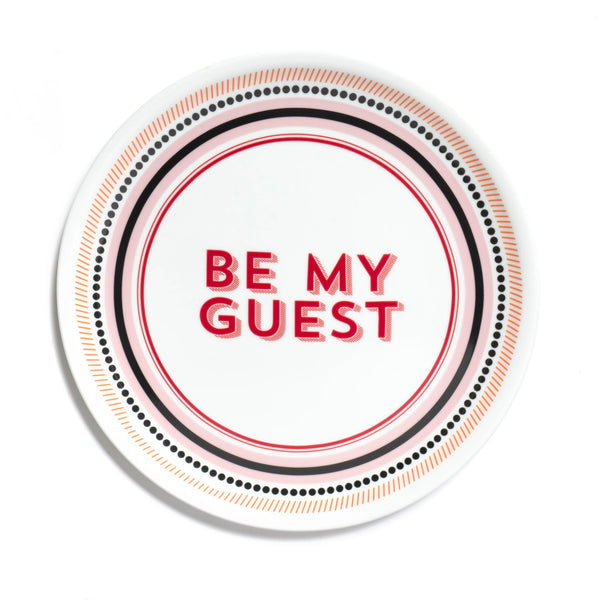 BE MY GUEST PIZZA PLATE