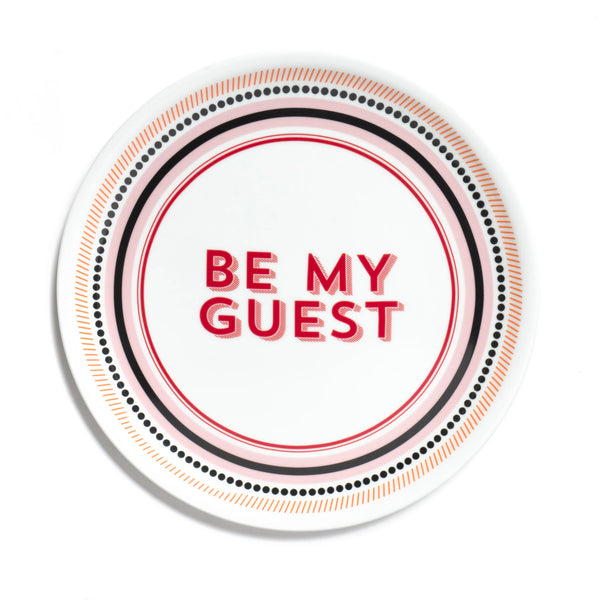 BE MY GUEST PIZZA PLATE