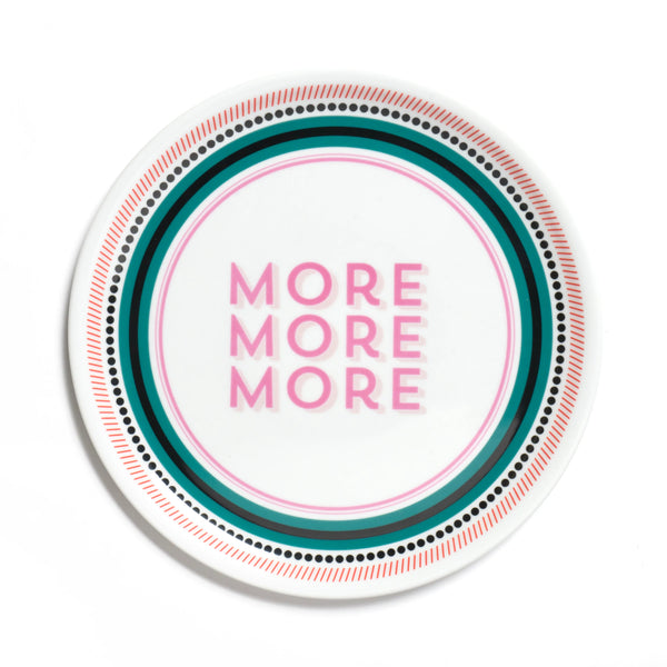 MORE MORE MORE PIZZA PLATE