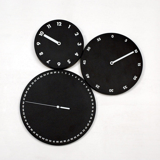 H:M:S WALL CLOCK BY PROGETTI - Luxxdesign.com