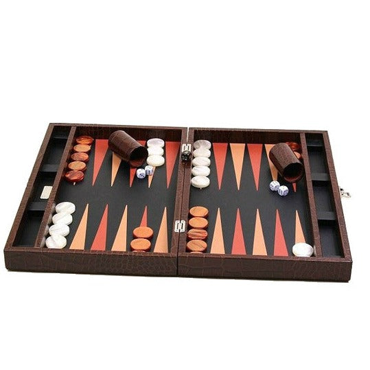LARGE BACKGAMMON SET BY RENZO ROMAGNOLI - Luxxdesign.com - 1