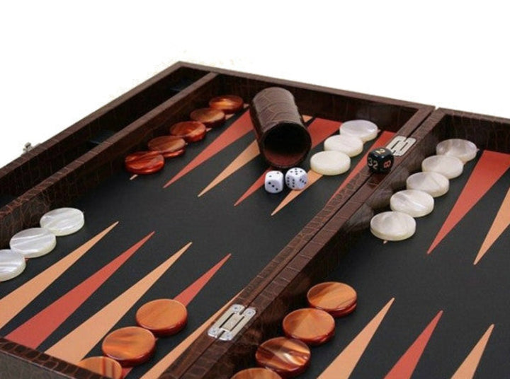 LARGE BACKGAMMON SET BY RENZO ROMAGNOLI - Luxxdesign.com - 2