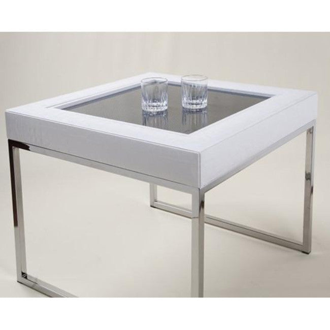 LUXOR WHITE CROCCO SMALL MULTIGAME TABLE BY RENZO ROMAGNOLI - Luxxdesign.com - 3