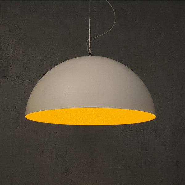 MEZZA LUNA WHITE MATT PENDANT LIGHT BY IN-ES.ARTDESIGN - Luxxdesign.com - 3