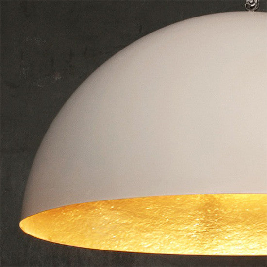 MEZZA LUNA WHITE MATT PENDANT LIGHT BY IN-ES.ARTDESIGN - Luxxdesign.com - 2