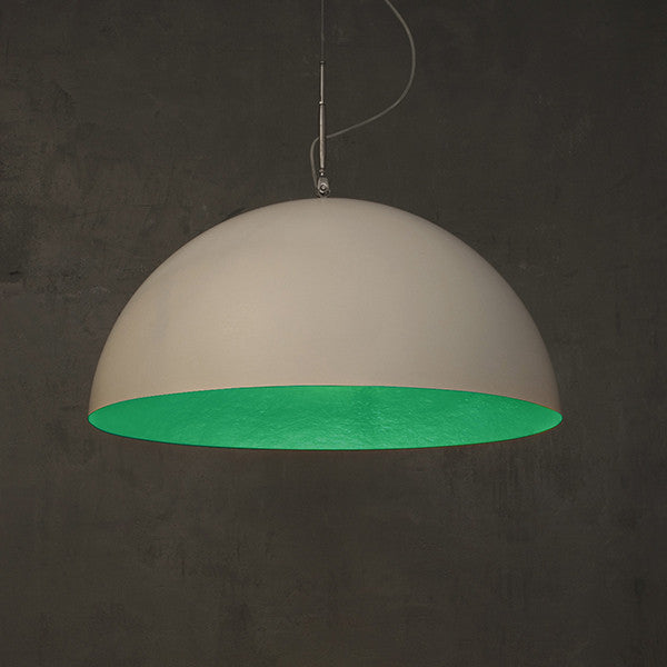 MEZZA LUNA WHITE MATT PENDANT LIGHT BY IN-ES.ARTDESIGN - Luxxdesign.com - 5