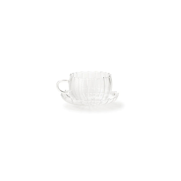 BORO 2 TEA CUPS W/  PLATE ROMANTIC