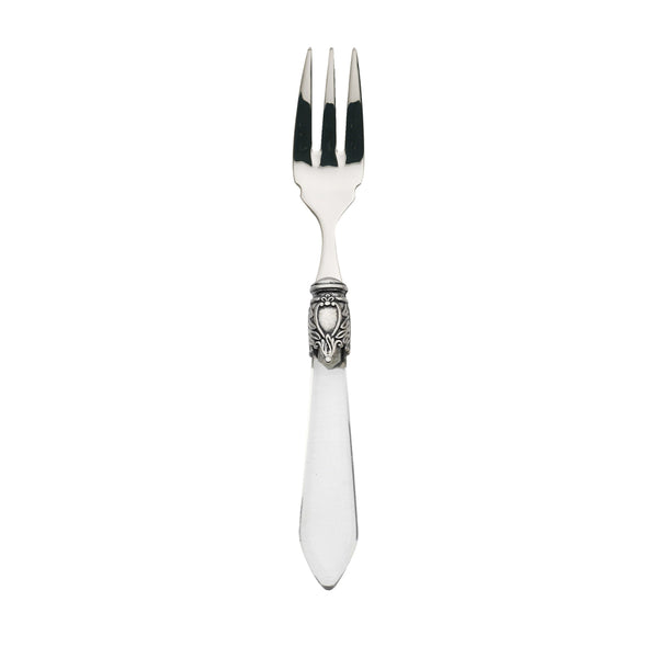 OXFORD OLD SILVER-PLATED RING 6 FISH FORKS