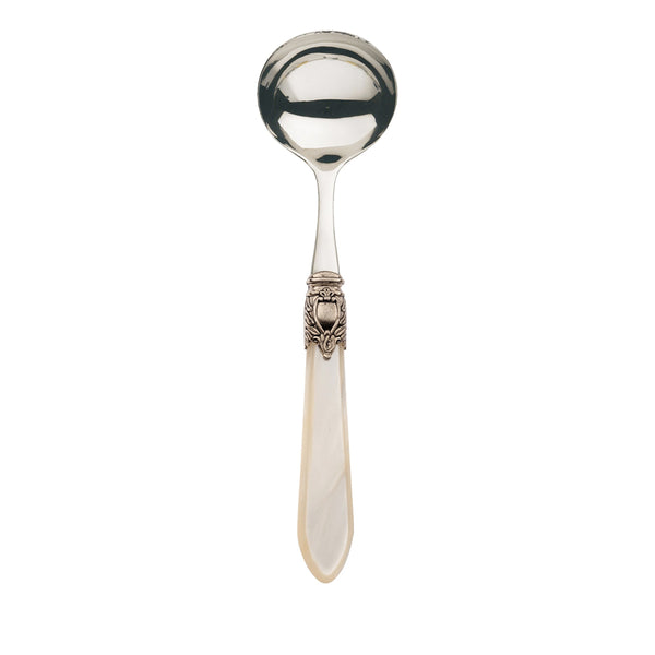 OXFORD ANTIQUE GOLD RING SAUCE AND GRAVY LADLE