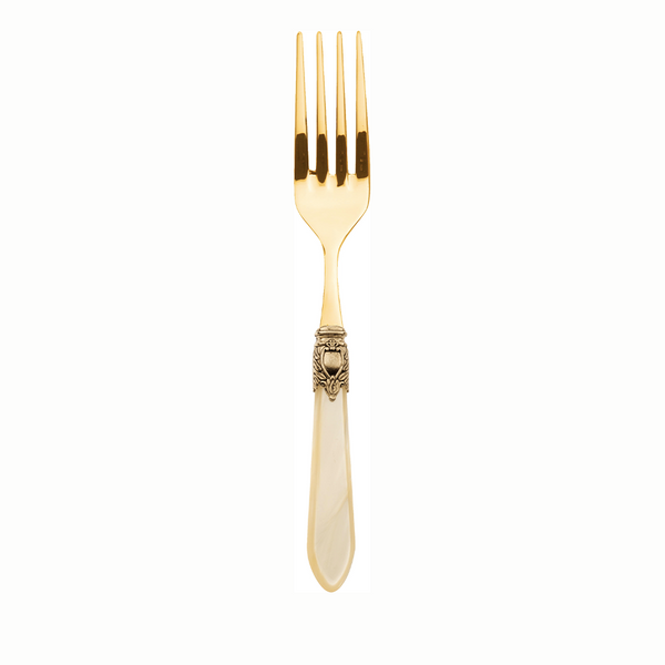 OXFORD GOLD VEGETABLE AND MEAT SERVING FORK
