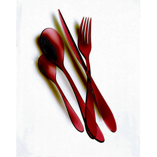 UNO POLYCARBONATE 24-PIECE CUTLERY SET BY MEPRA - Luxxdesign.com - 4