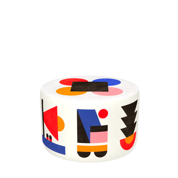 POUF OGGIAN HOME DESIGN WHITE M