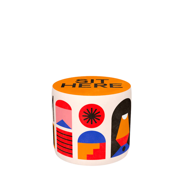 POUF OGGIAN SIT HERE ORANGE S