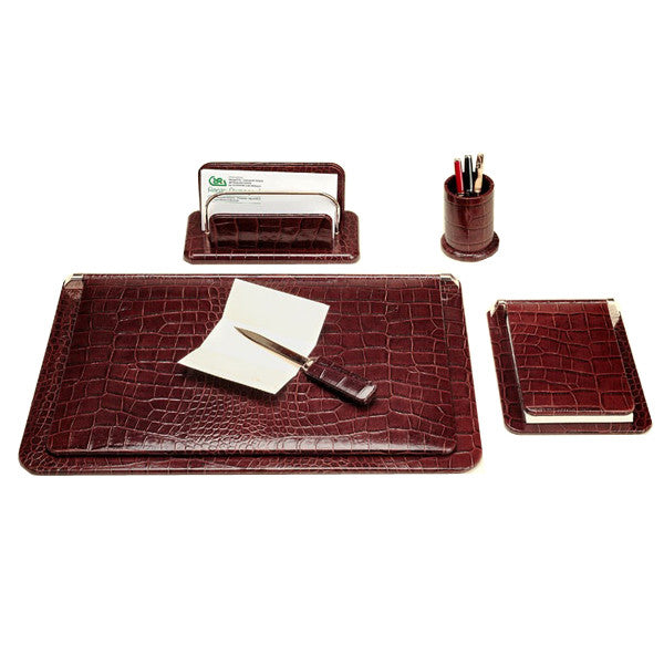 ZEUS DESK SET 5 PIECES BY RENZO ROMAGNOLI - Luxxdesign.com - 1