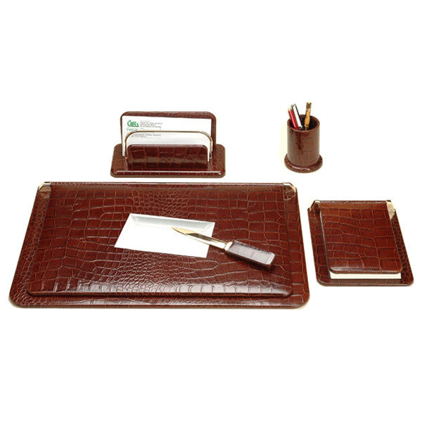 ZEUS DESK SET 5 PIECES BY RENZO ROMAGNOLI - Luxxdesign.com - 2