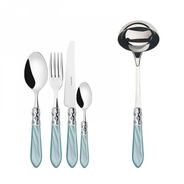 ALADDIN CHROME RING CUTLERY SET 49