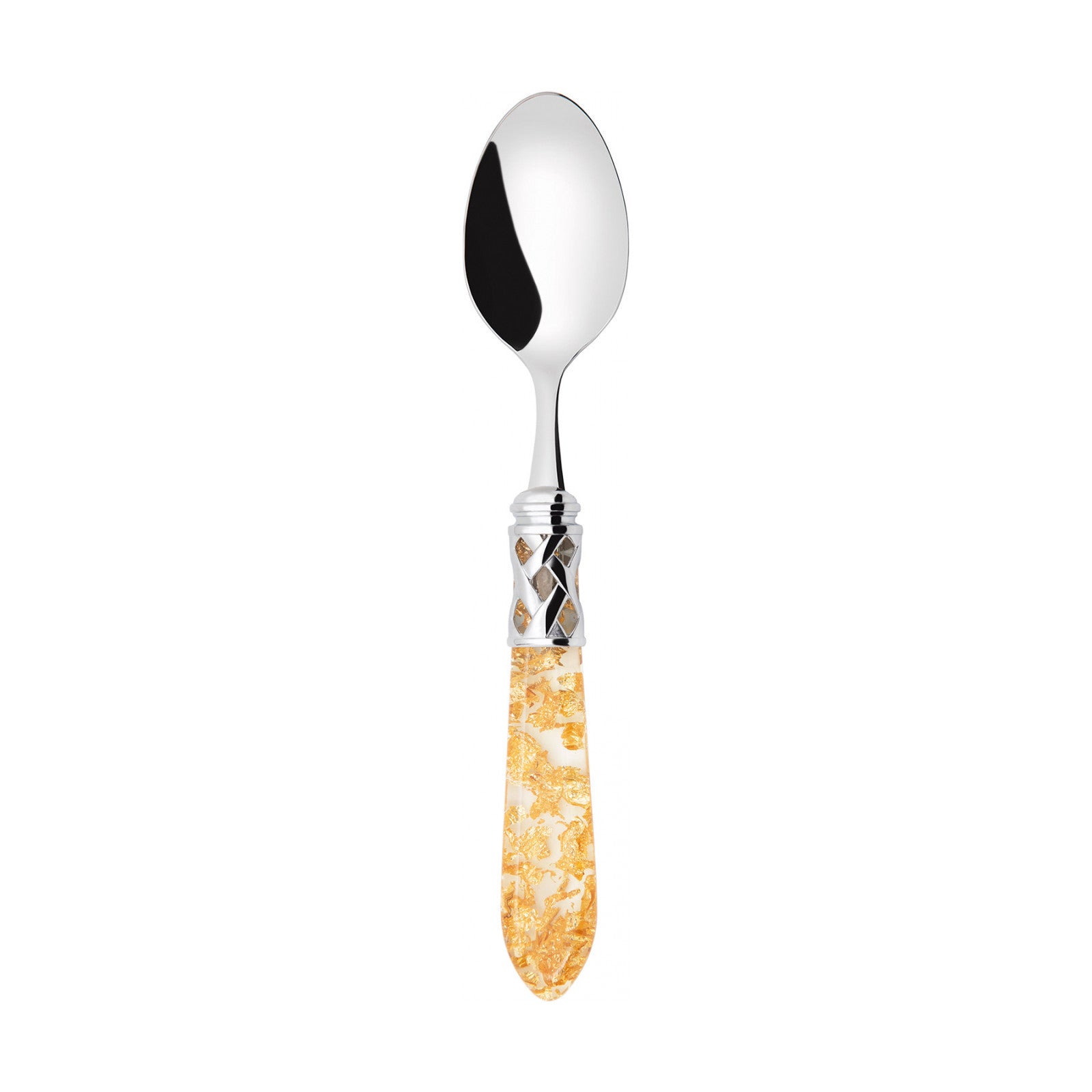 ALADDIN CHROME RING 6 DESSERT SPOONS