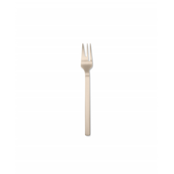 STILE BY PININFARINA 6 CAKE FORKS IN CHAMPAGNE