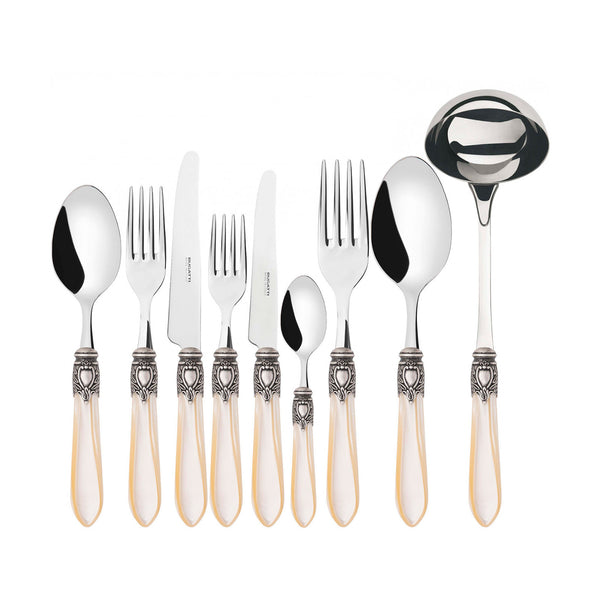 OXFORD OLD SILVER-PLATED RING CUTLERY SET 75