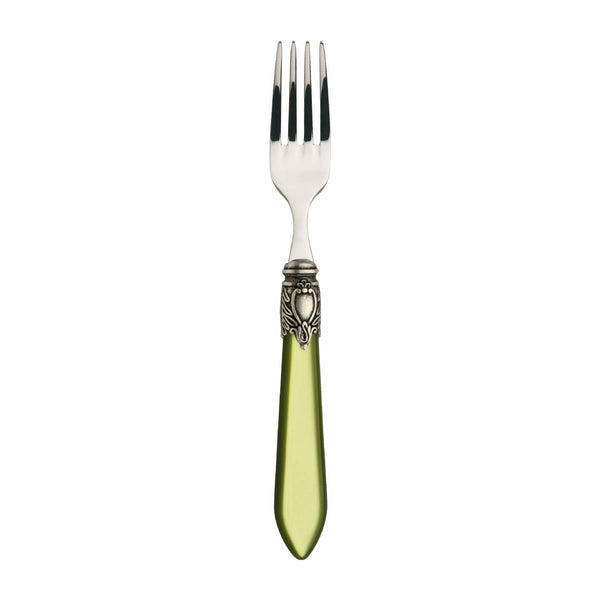 OXFORD OLD SILVER-PLATED RING 6 DESSERT & SALAD FORKS