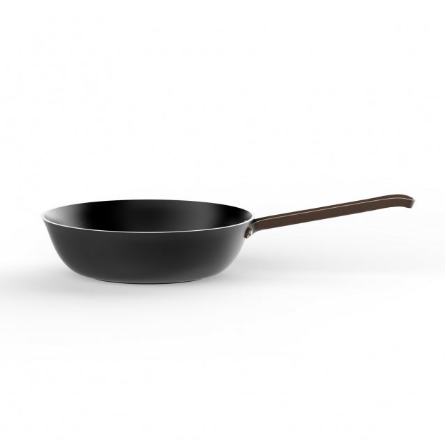 Edo Deep Frying Pan by Alessi on Luxxdesign.com