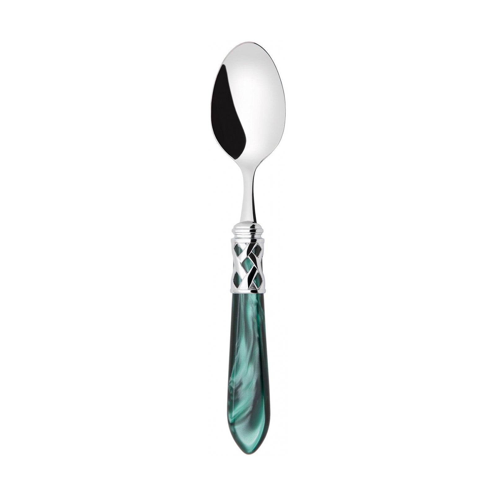 ALADDIN CHROME RING 6 DESSERT SPOONS